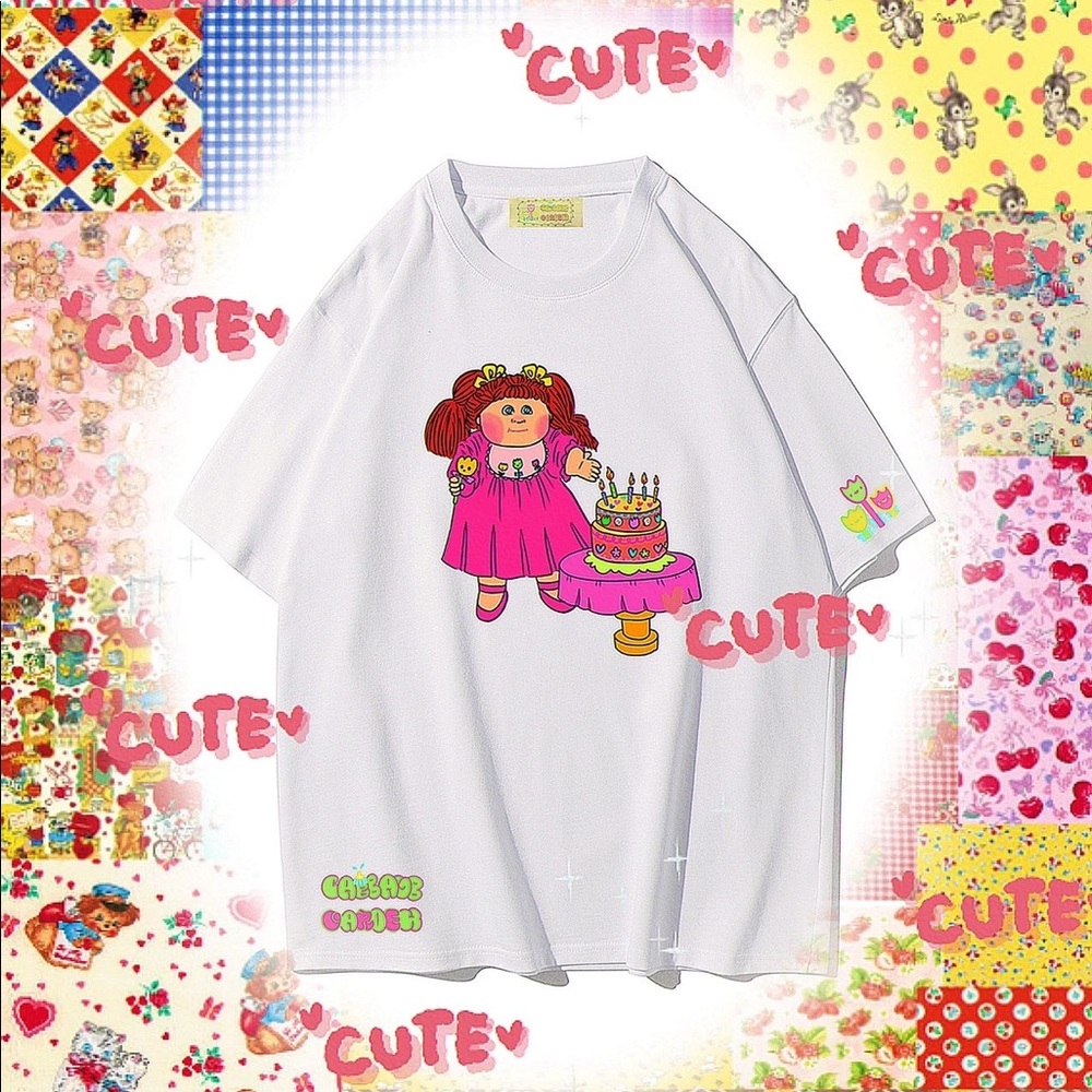 💖Cabbage Patch Kids Tee Original hand-painted cabbage patch dolls  cute T-Shirt